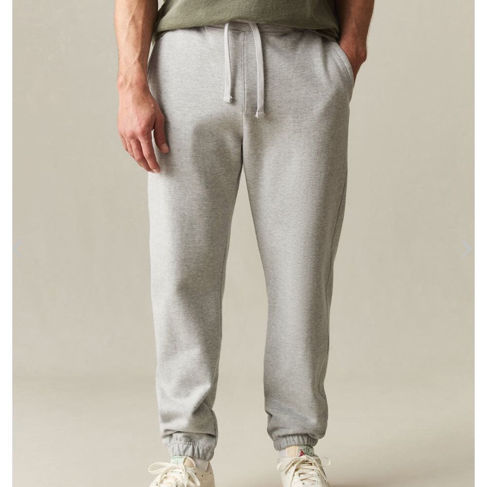 NWOT American Giant Men's Classic Sweatpants Jogger Athletic Heather Grey XL